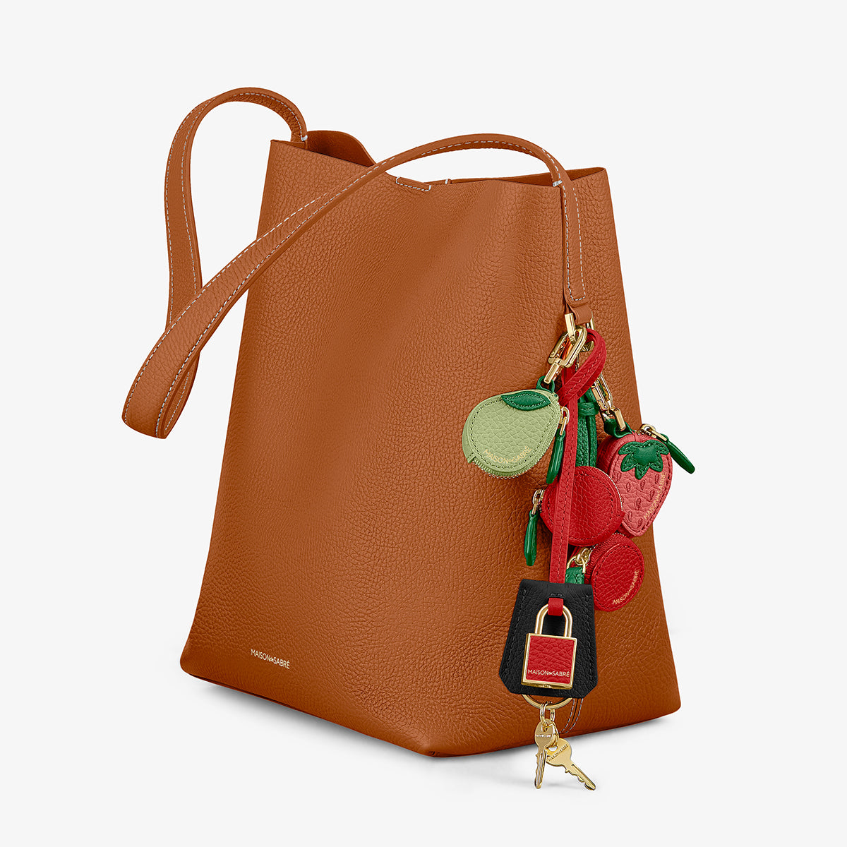 The SABRÉMOJI™ Padlock Charm - Rouge Noir