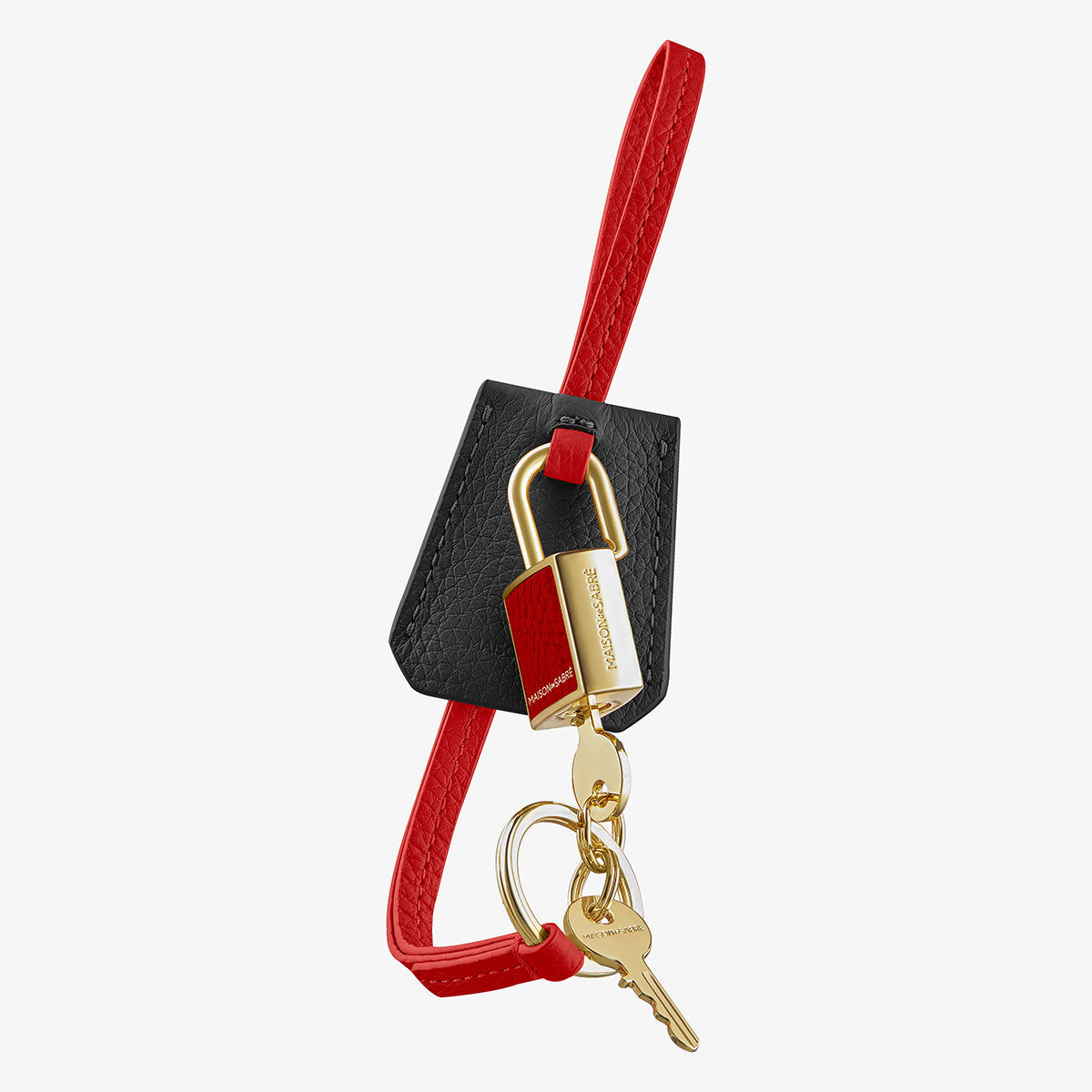 The SABRÉMOJI™ Padlock Charm - Rouge Noir