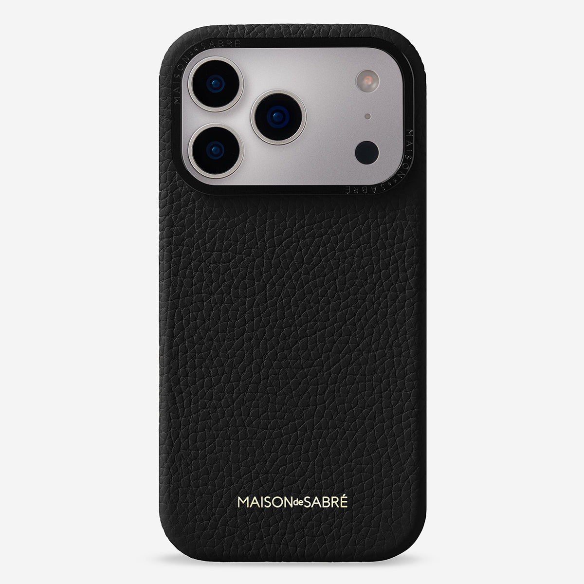 iPhone 17 Pro Case - Black Caviar – MAISON de SABRÉ