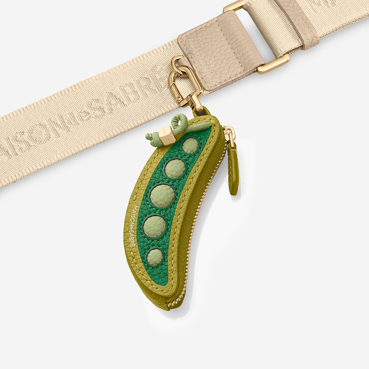 The SABRÉMOJI™ Vegetable Charm - Snap Peas