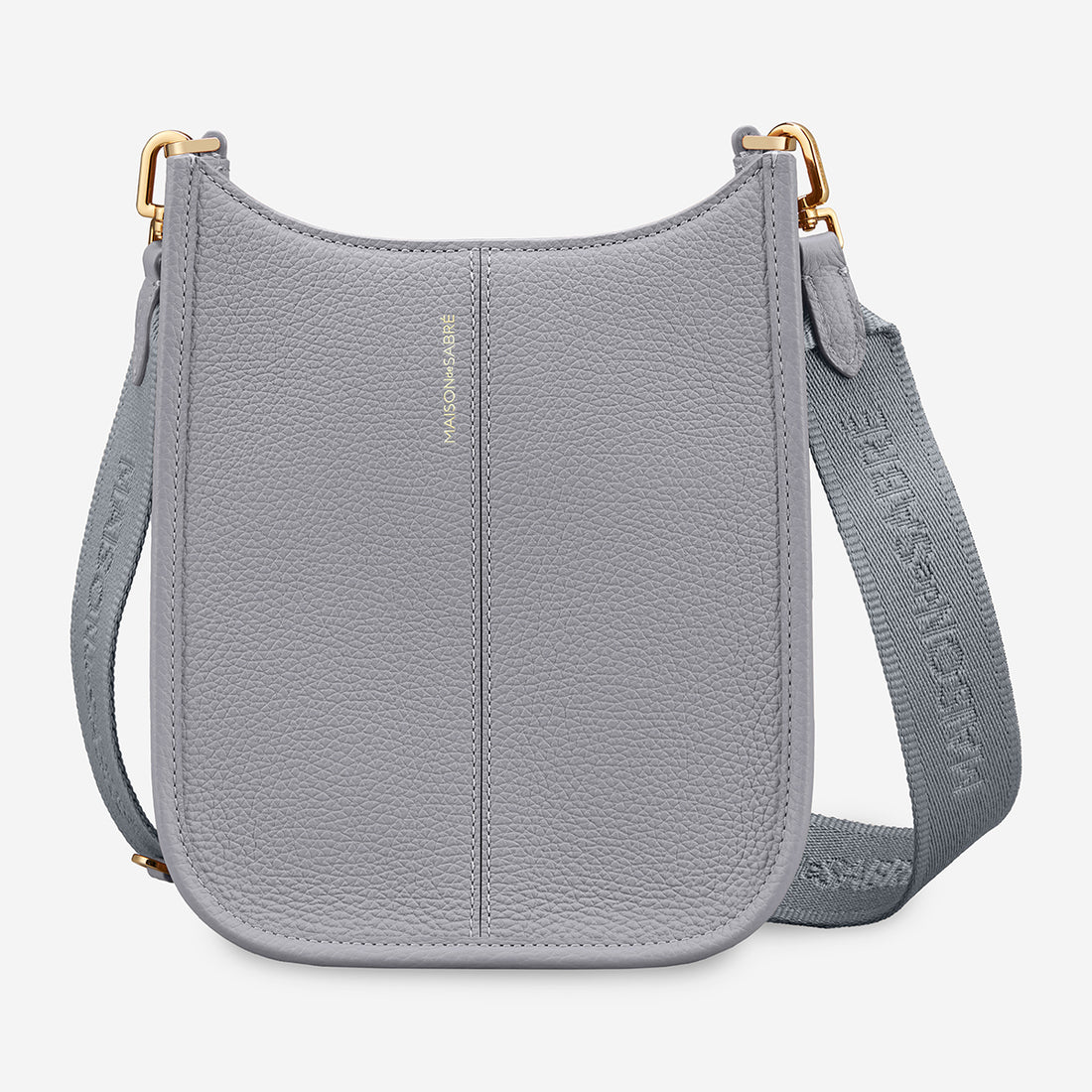 The Mini Saddle Bag - Dove Grey