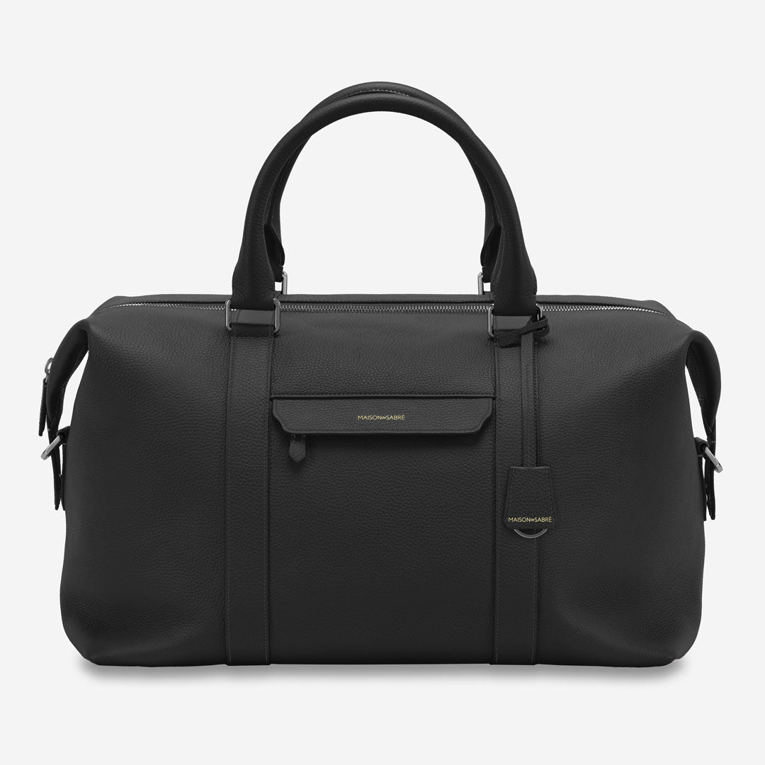 The Duffle Bag Black Caviar – MAISON de SABRÉ