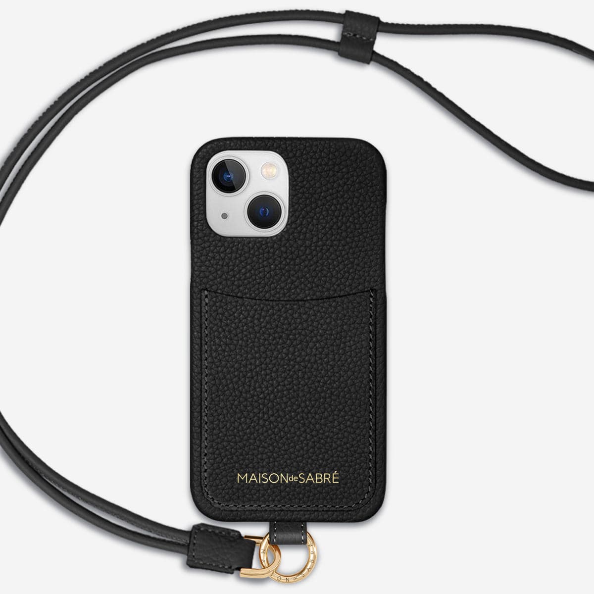 The Sling Phone Case iPhone 13 Mini - Black Caviar – MAISON