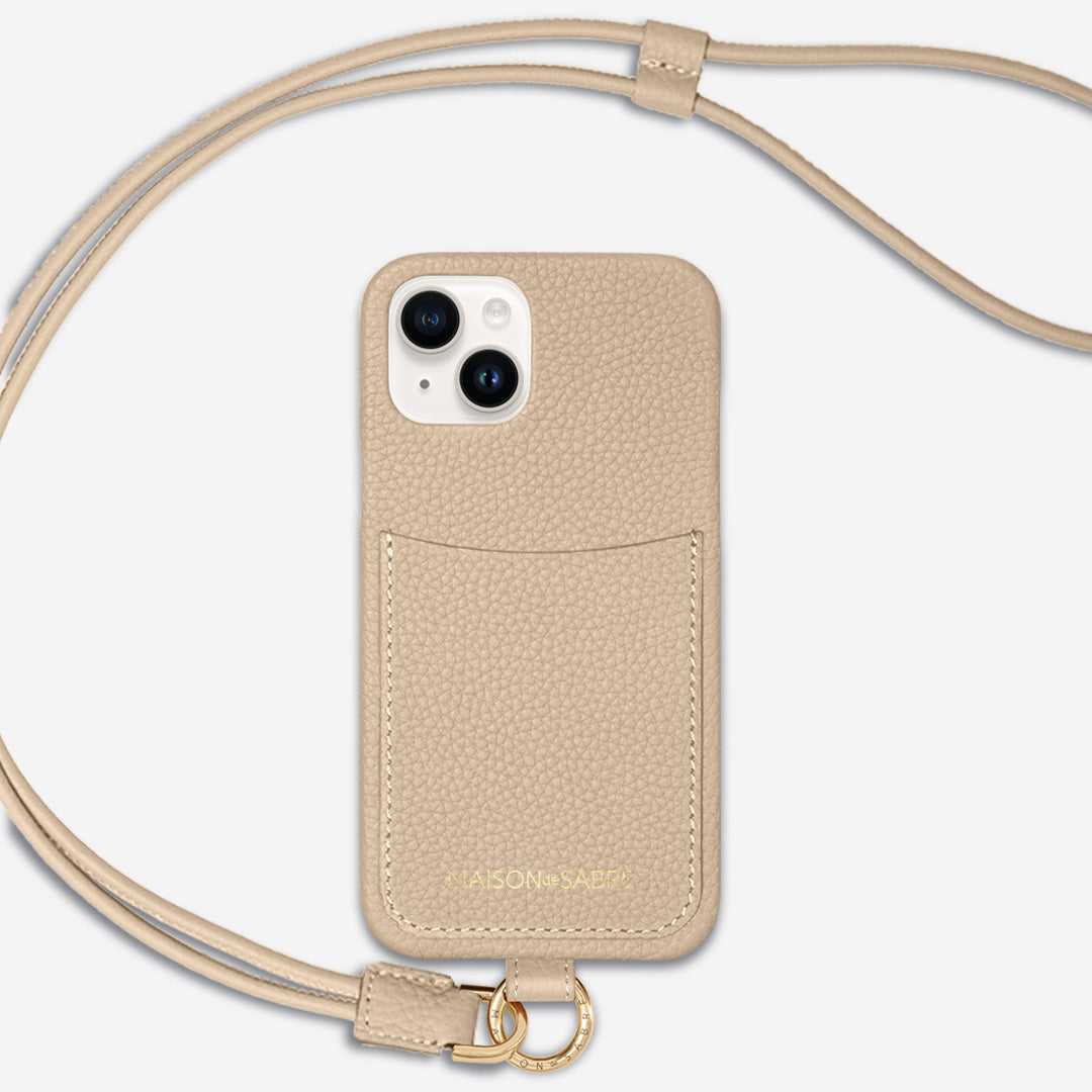 The Sling Phone Case iPhone 14 Plus - Saharan Nude