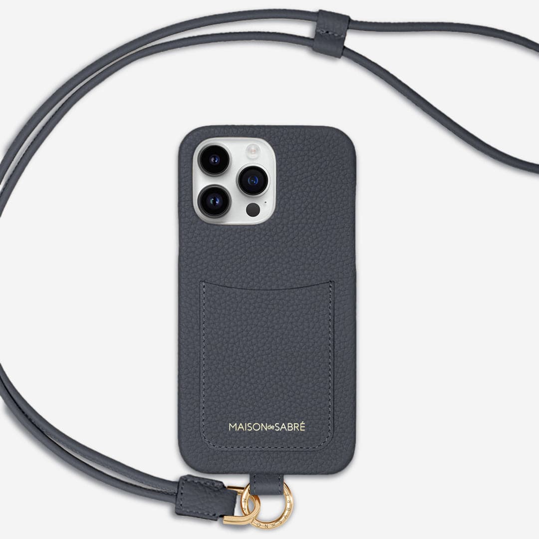 The Sling Phone Case iPhone 14 Pro - Graphite Grey – MAISON