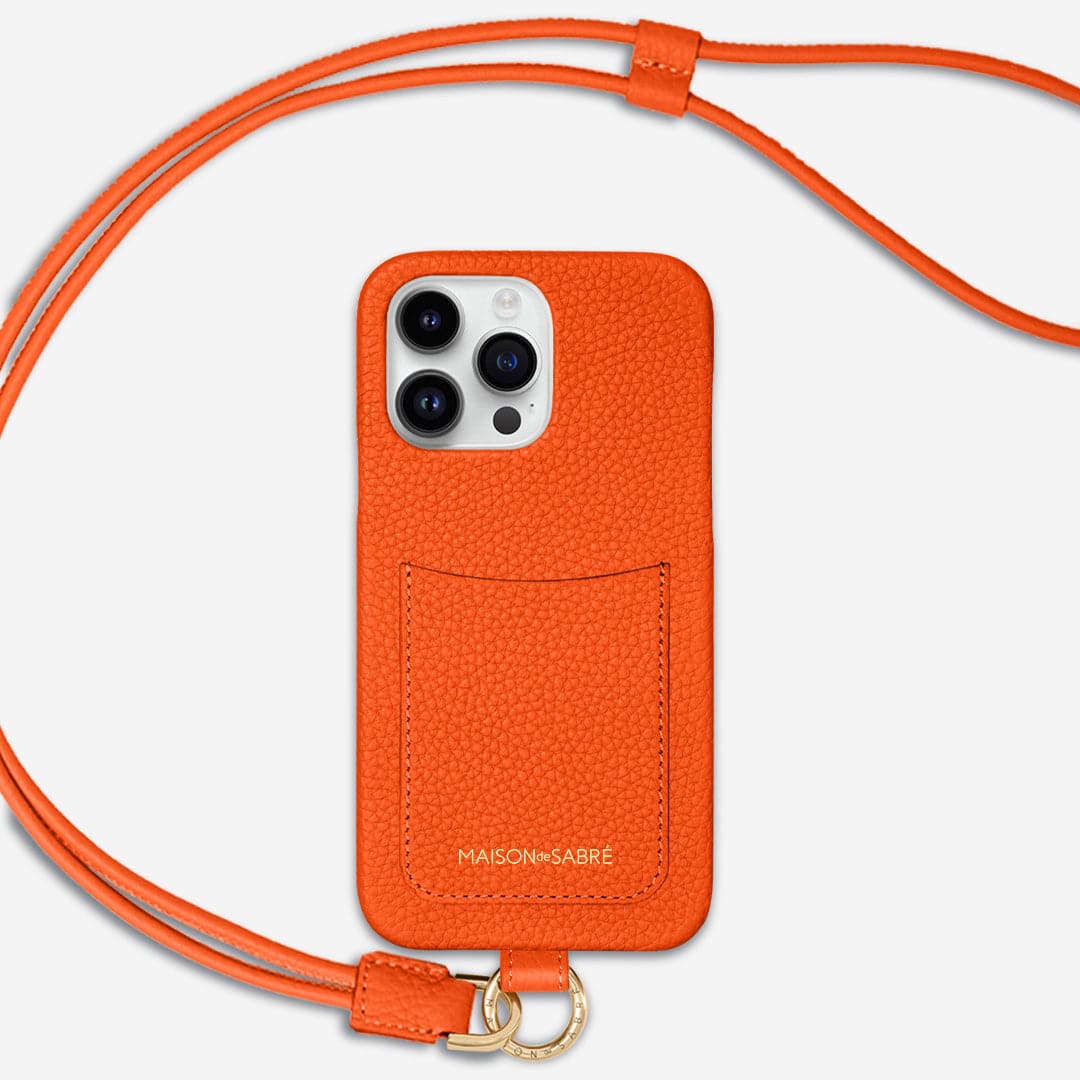 The Sling Phone Case iPhone 14 Pro Max - Manhattan Orange – MAISON