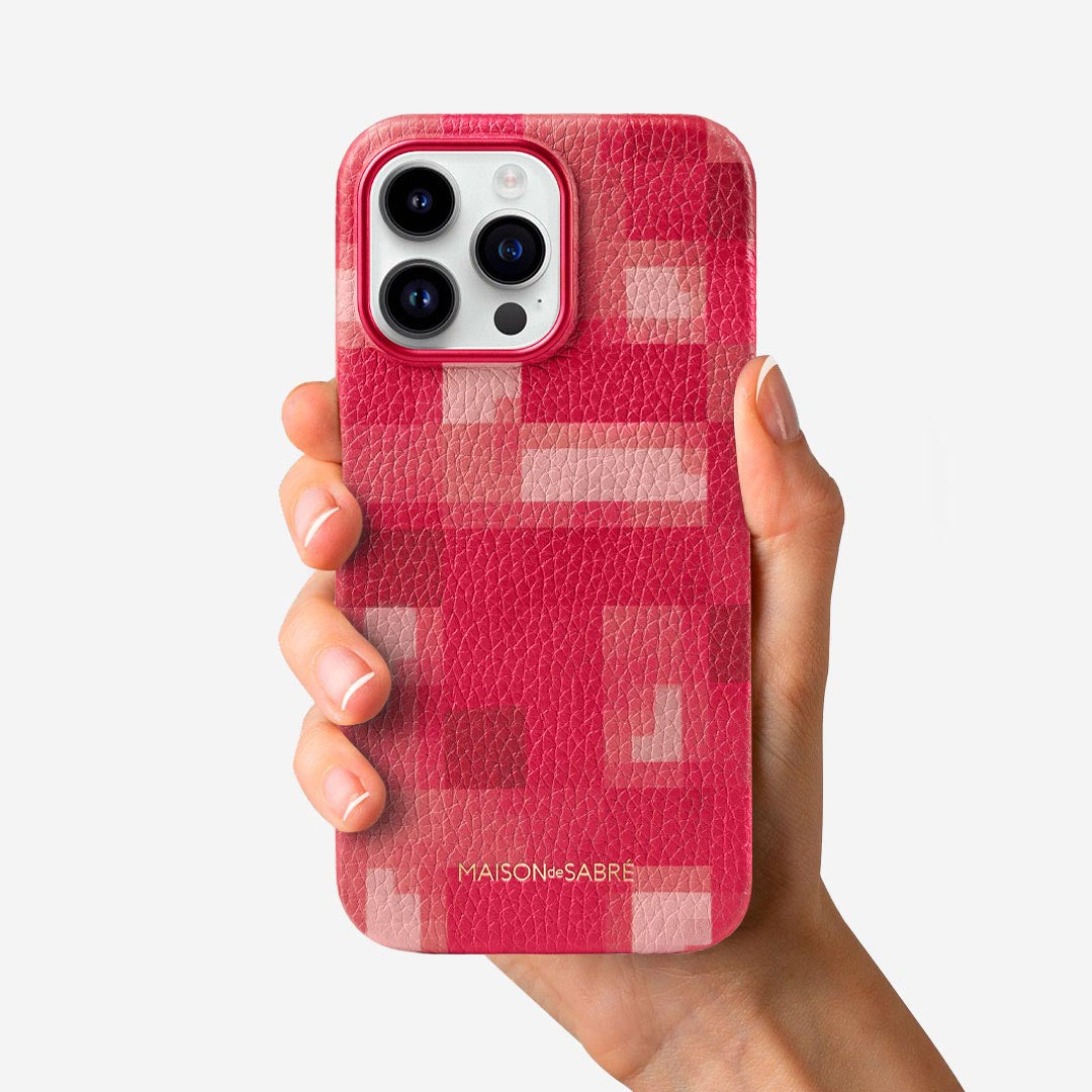 iPhone 15 Pro Max Case - Pixel Pink