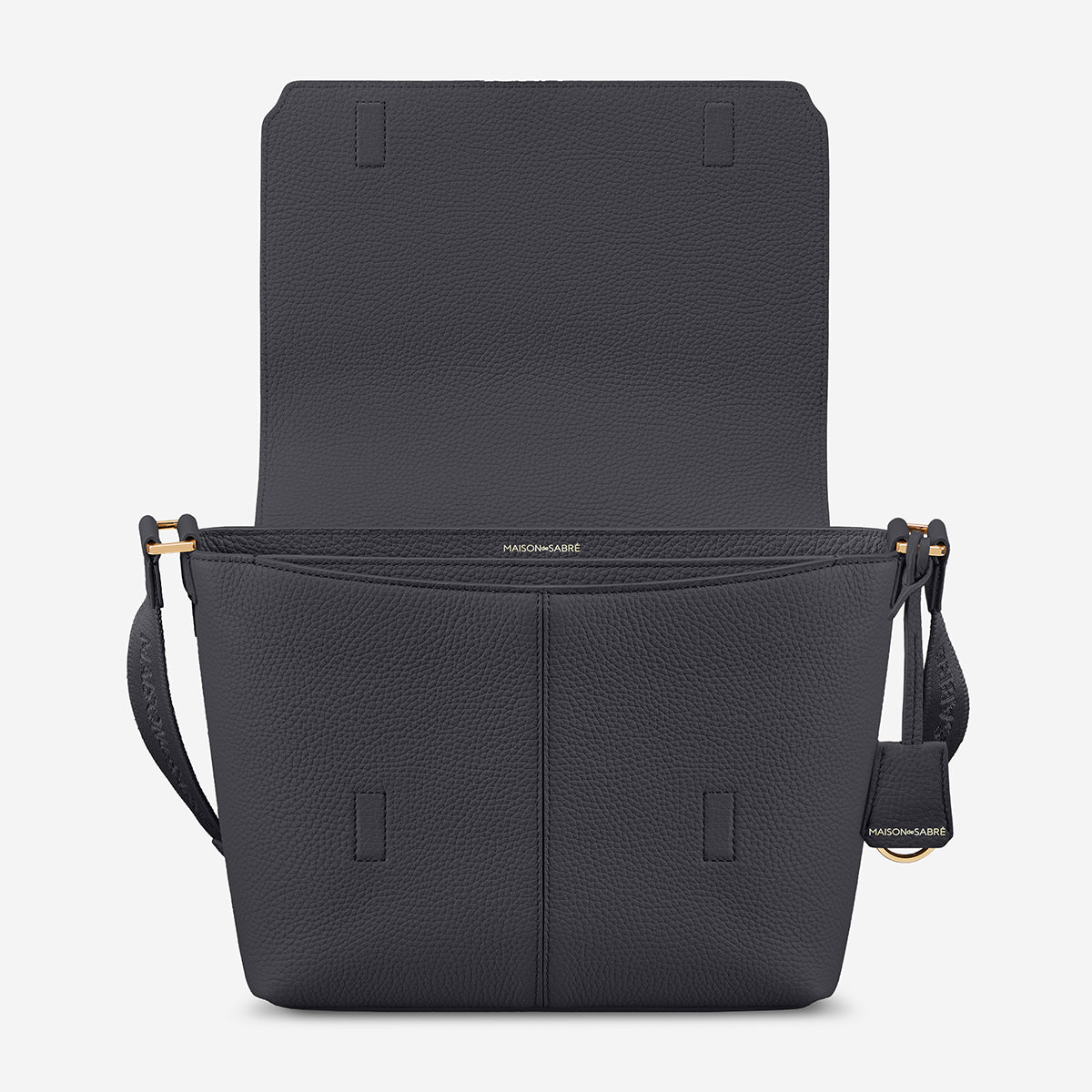 The Medium Flaire Messenger Bag - Graphite Grey