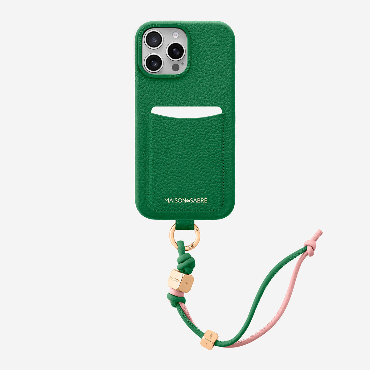 【MAISON de SABRE】リストレットスマホケース iphone16 Pro MAX MAISON de SABRE*ストラップ付スマホケース iPhone16シリーズ