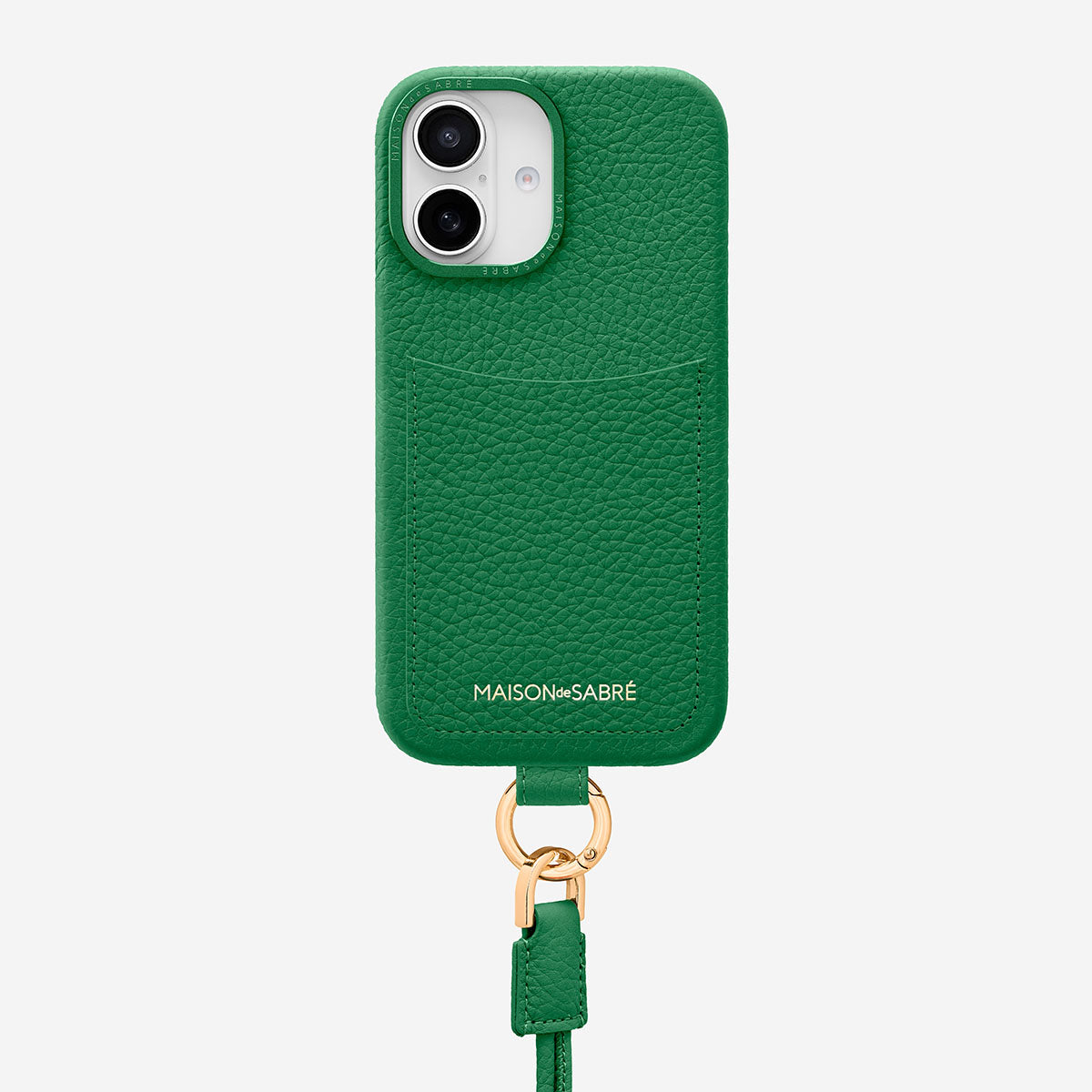 The Sling Phone Case iPhone 16 - Emerald Green – MAISON de SABRÉ