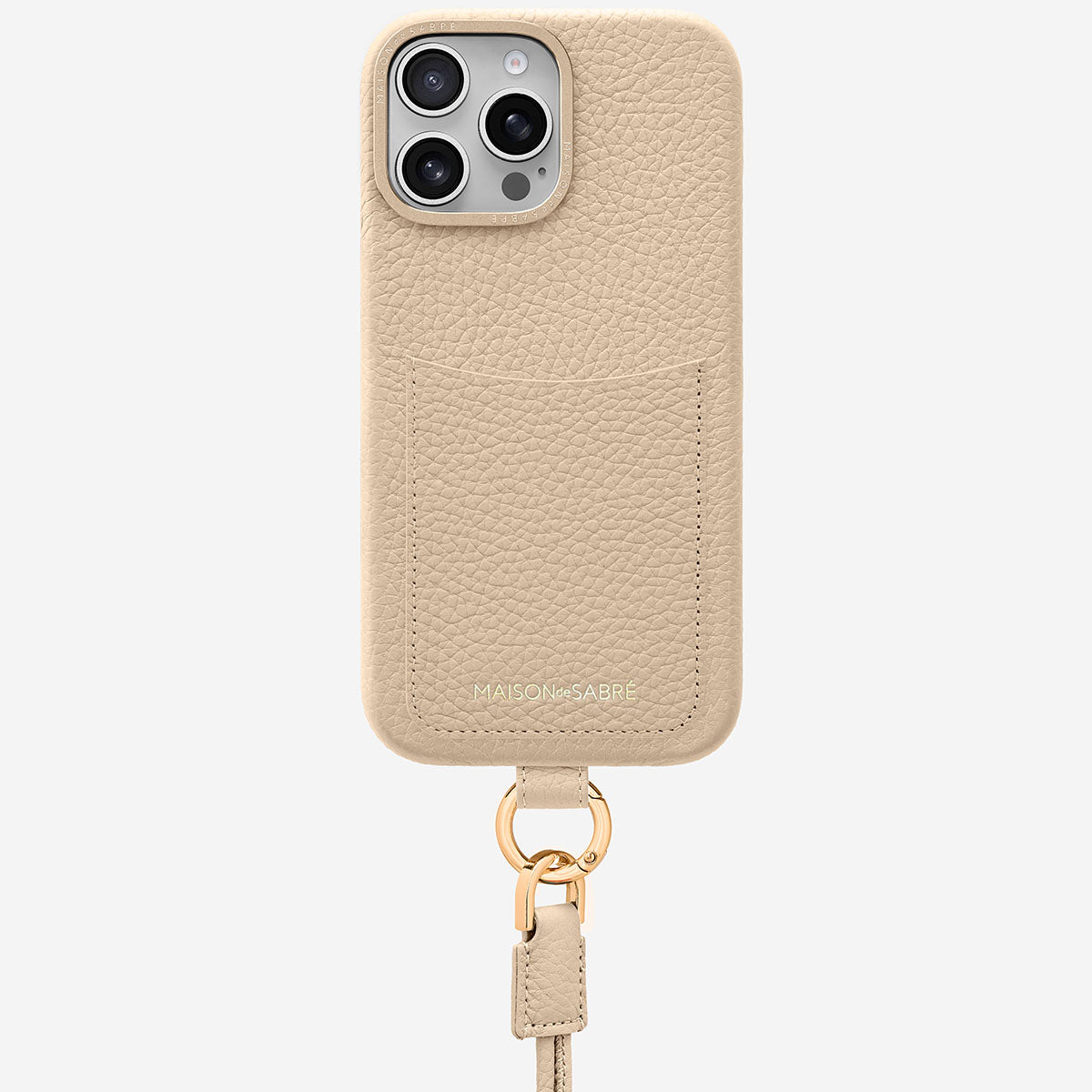 Sling Phone Case iPhone 16 Pro in Saharan Nude – MAISON de SABRÉ