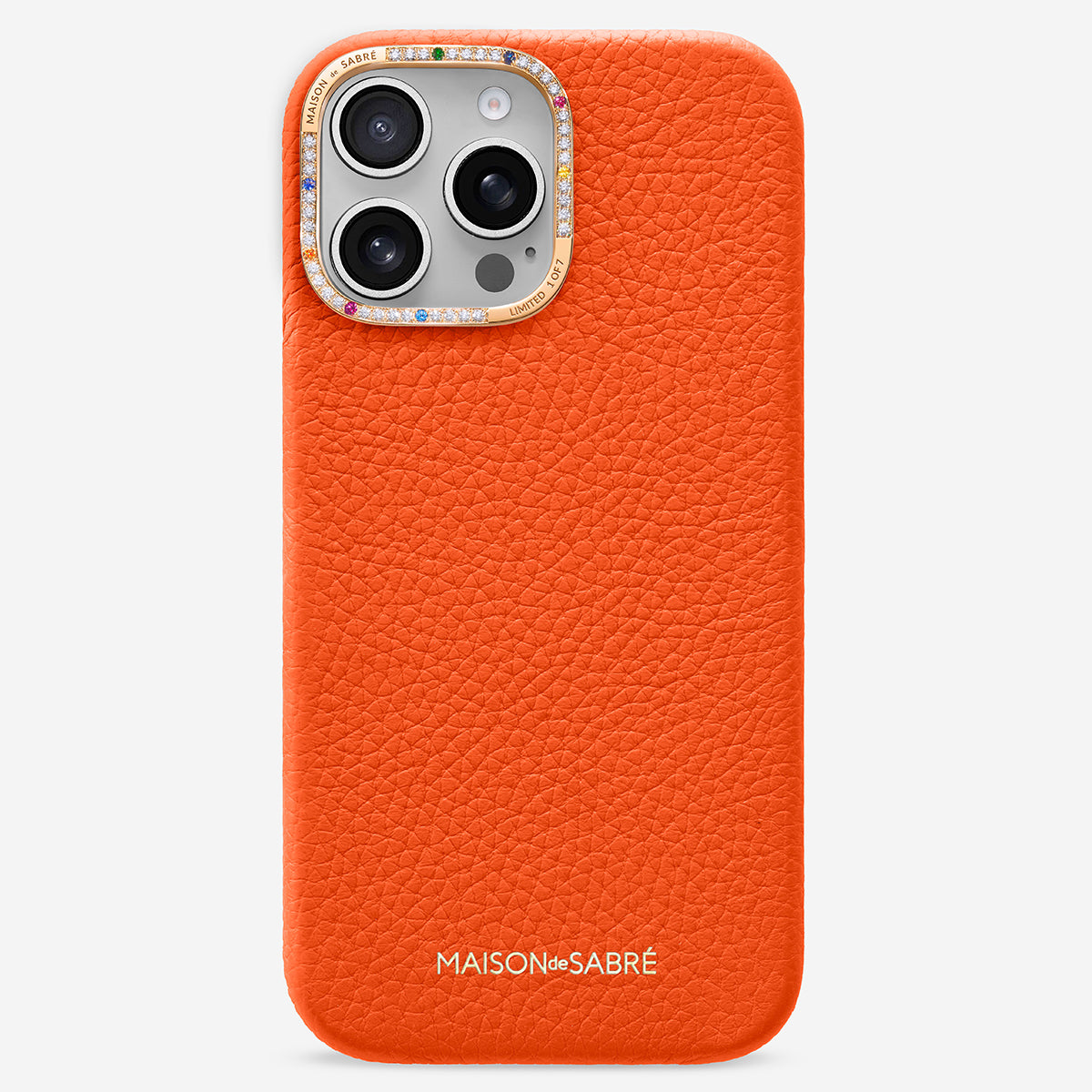 maison de sabre iPhoneケース12 The Sling Phone Case iPhone 15 Pro - Black Caviar – MAISON de SABRÉ