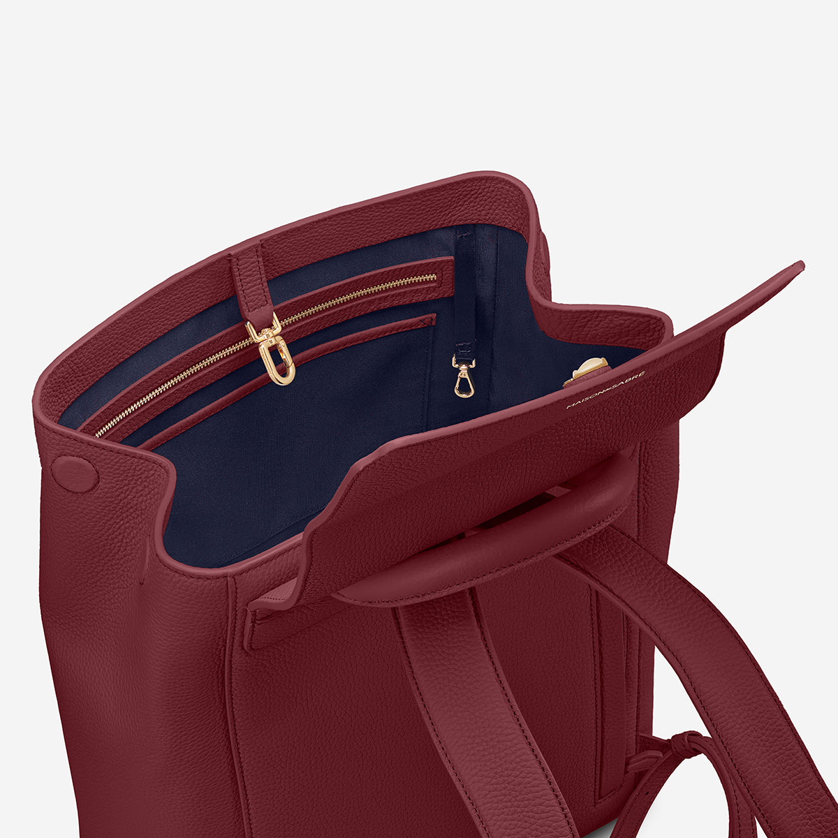 The Medium Soft Backpack - Plum Red