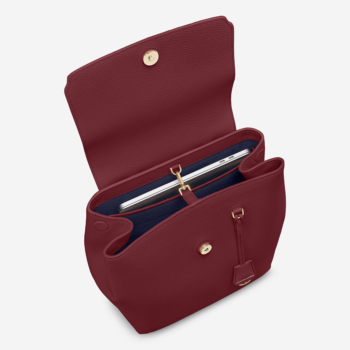 The Medium Soft Backpack - Plum Red