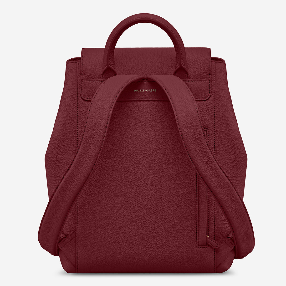 The Medium Soft Backpack - Plum Red