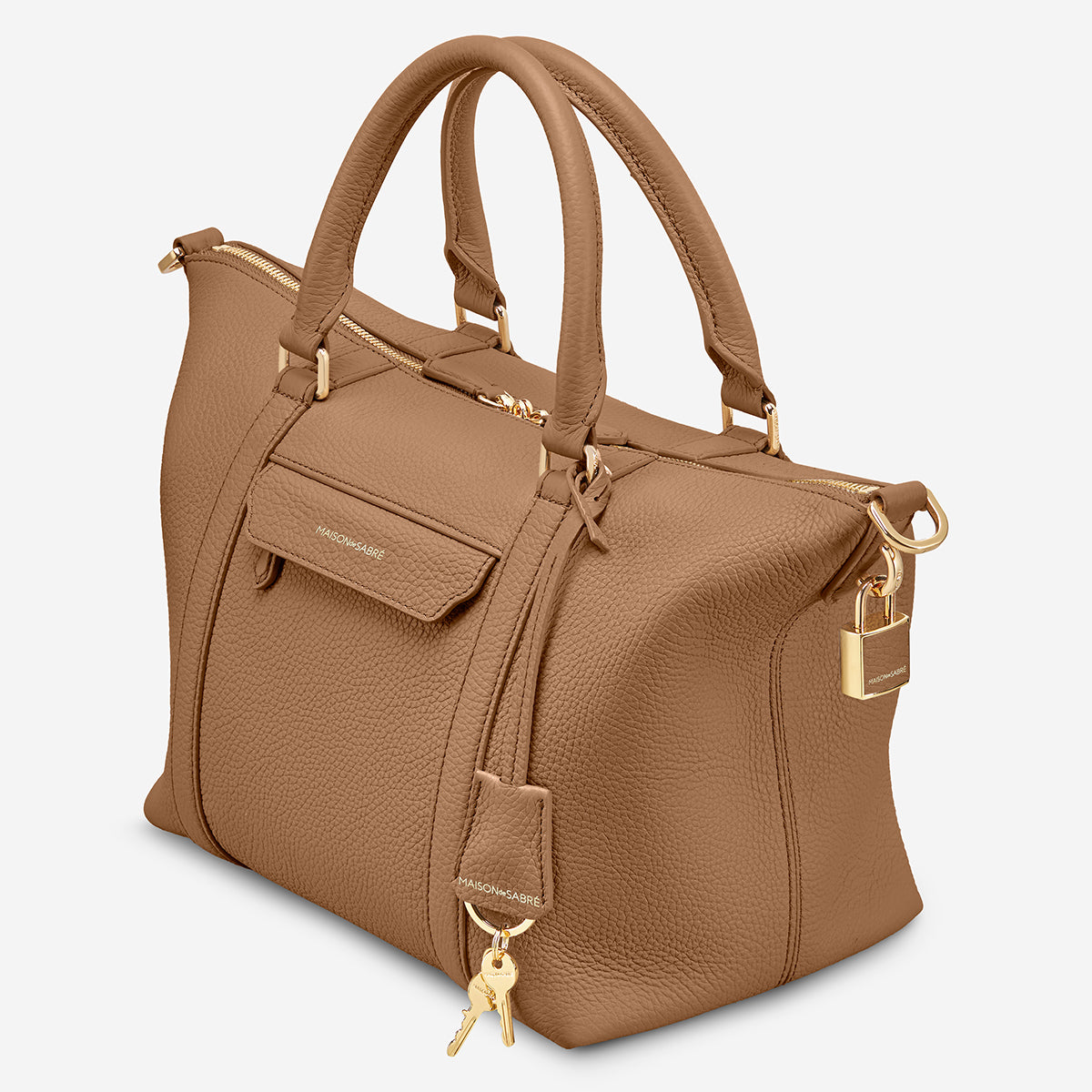 The Small Weekender - Sandstone Brown