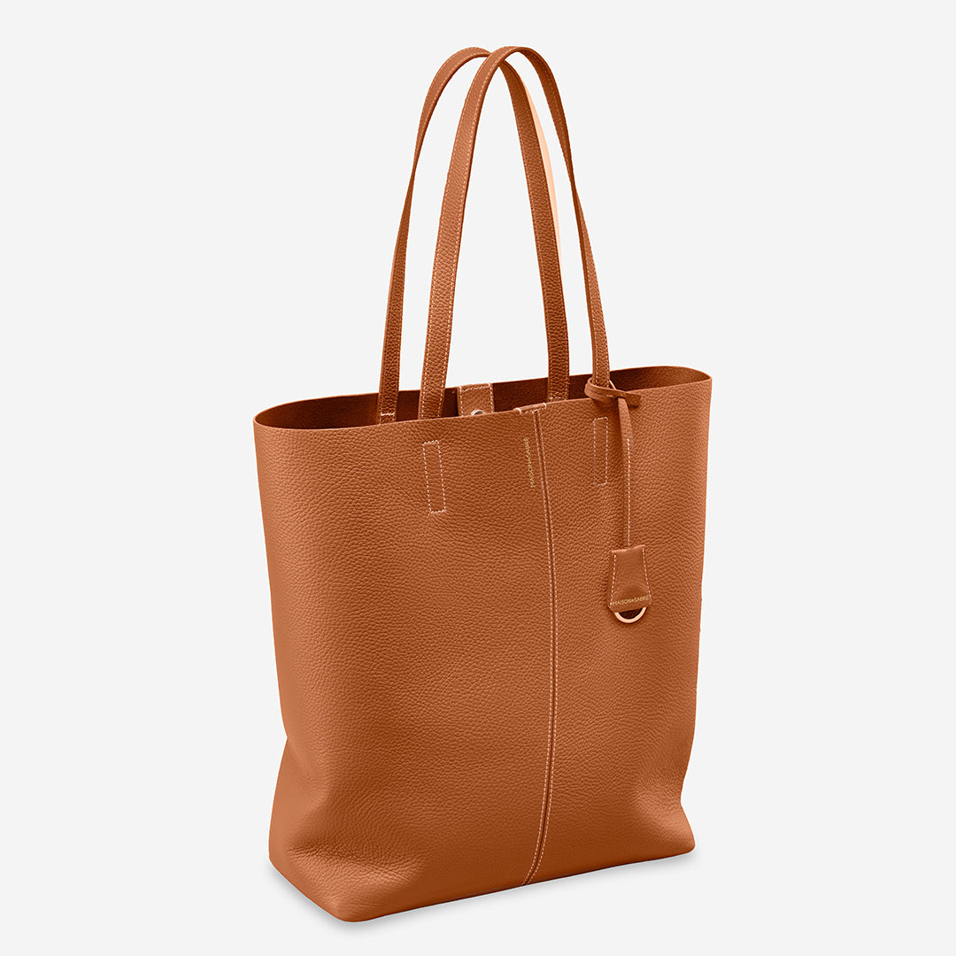 The Tall Soft Tote - Pecan Nude