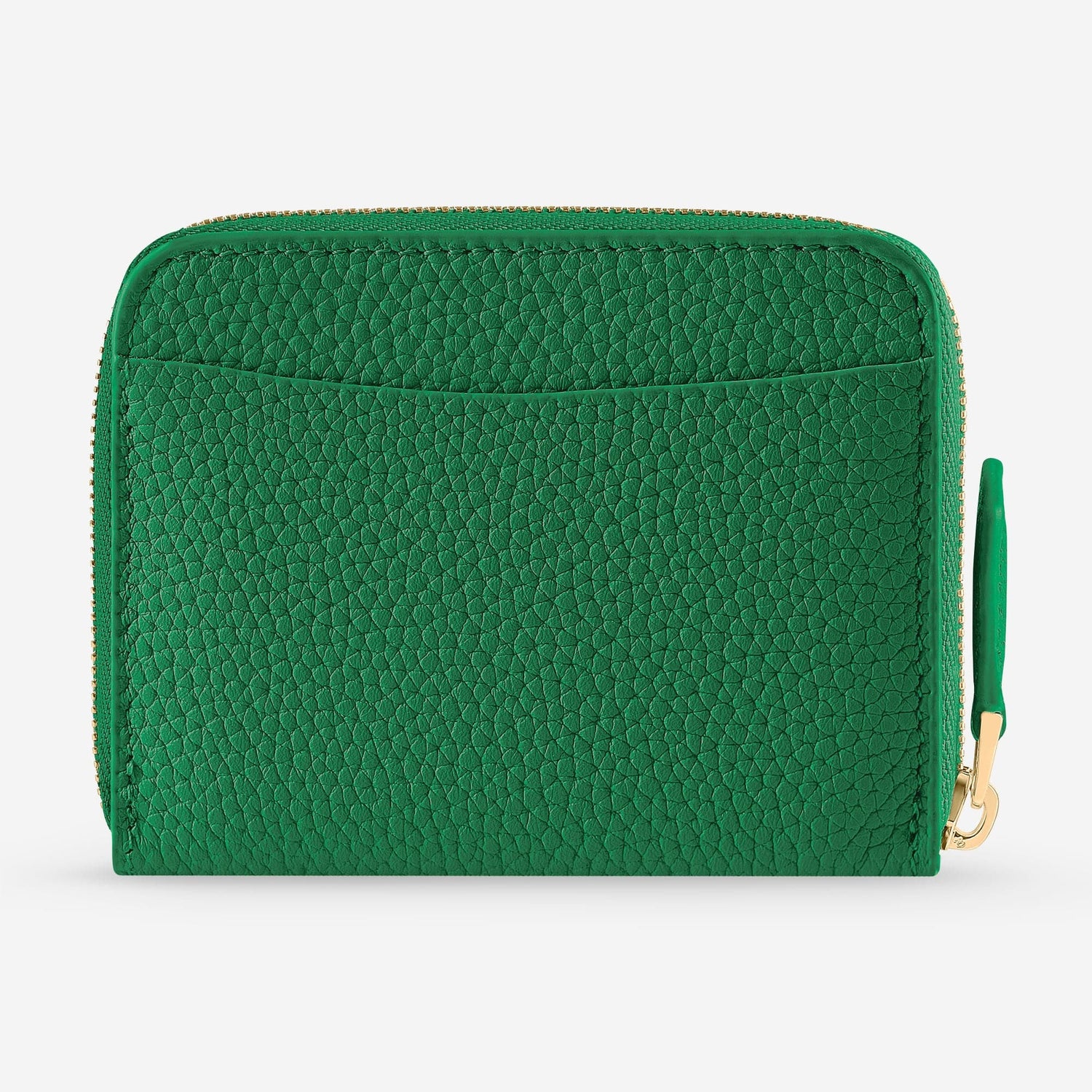 DuDu Zip-It Minimalist Leather Wallet - Green | Wallets Online
