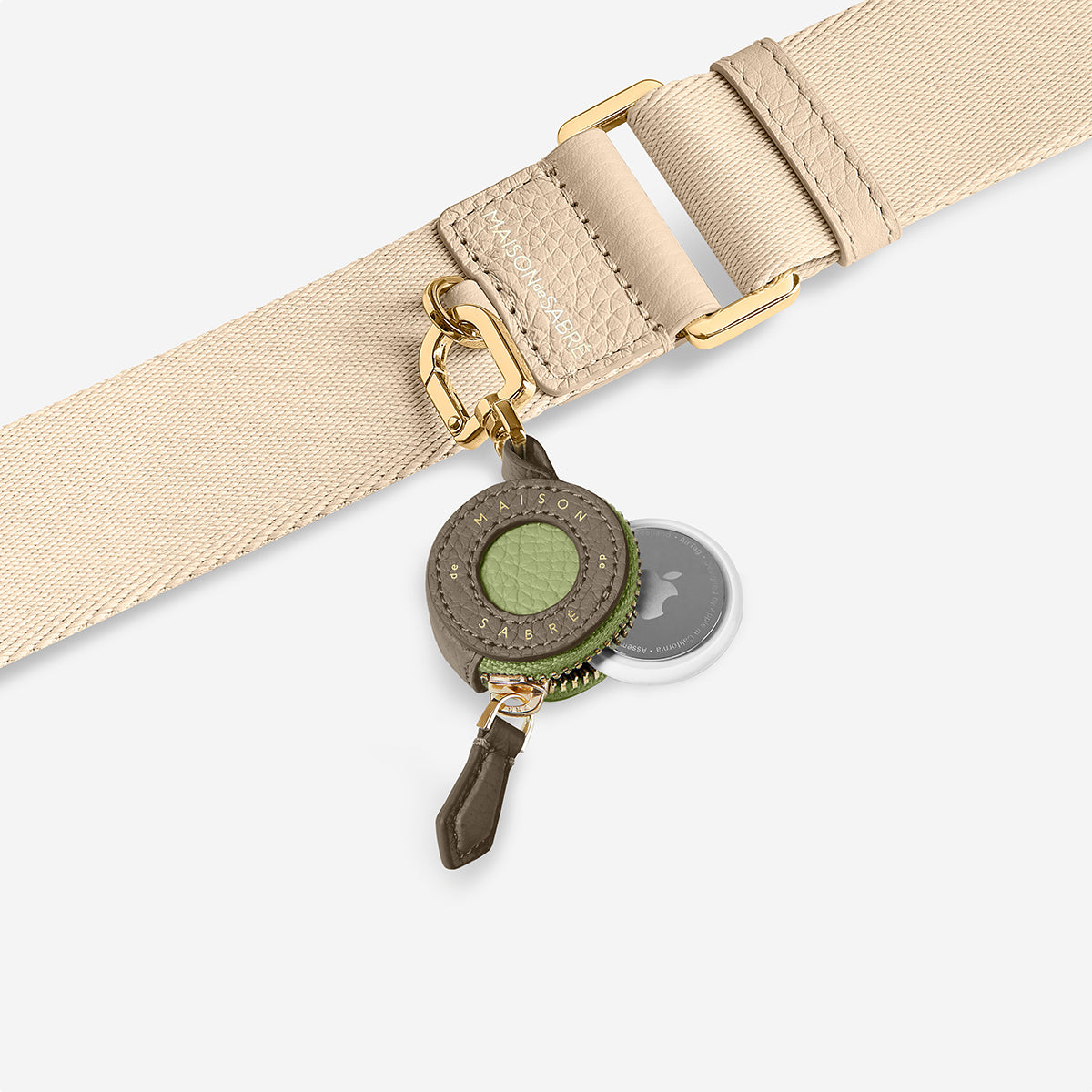 The AirTag Charm - Cashmere Matcha