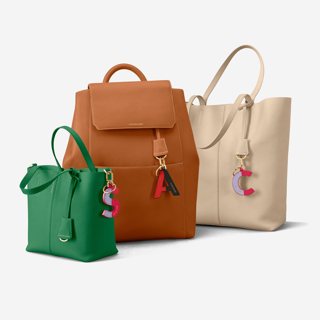 The SABRÉMOJI™ Alphabet Charm A - Fuchsia Lavender