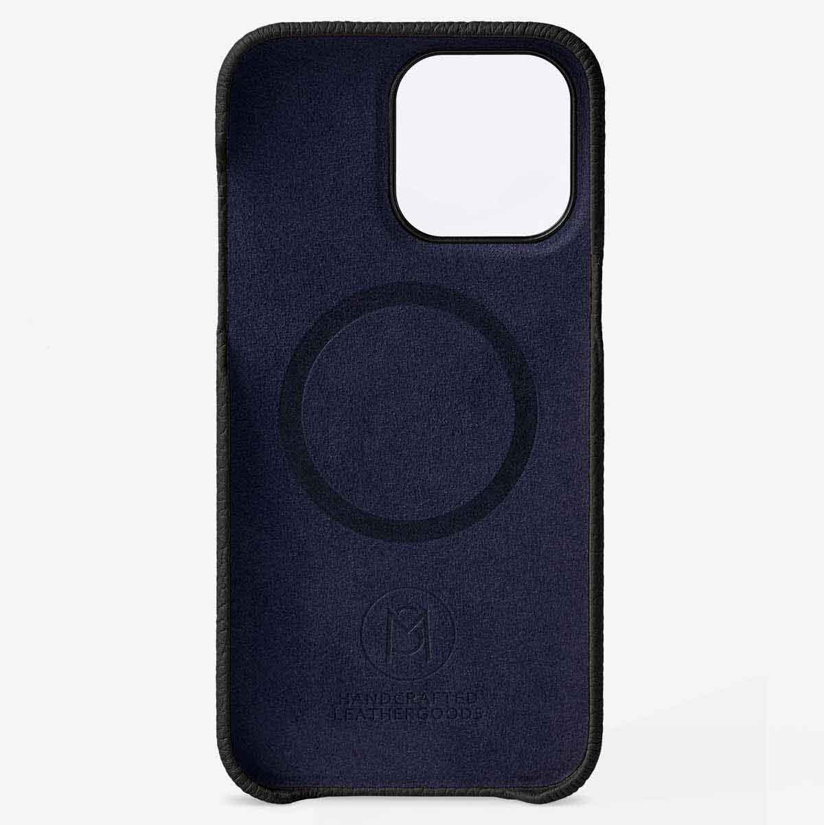 iPhone 15 Pro Max Case in Black Caviar | MAISON de SABRÉ