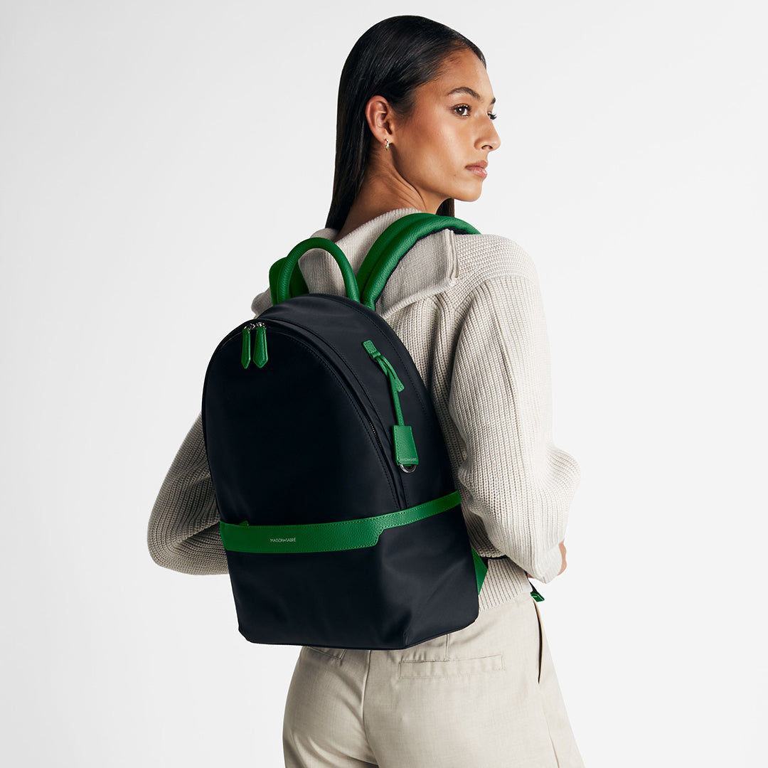 The Resilon™ Nylon Backpack - Emerald Green