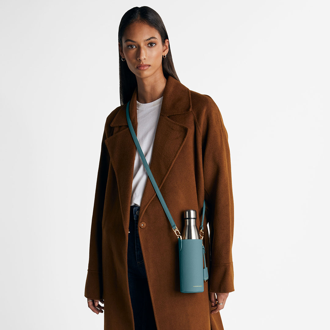 The Crossbody Water Bottle - Bondi Blue