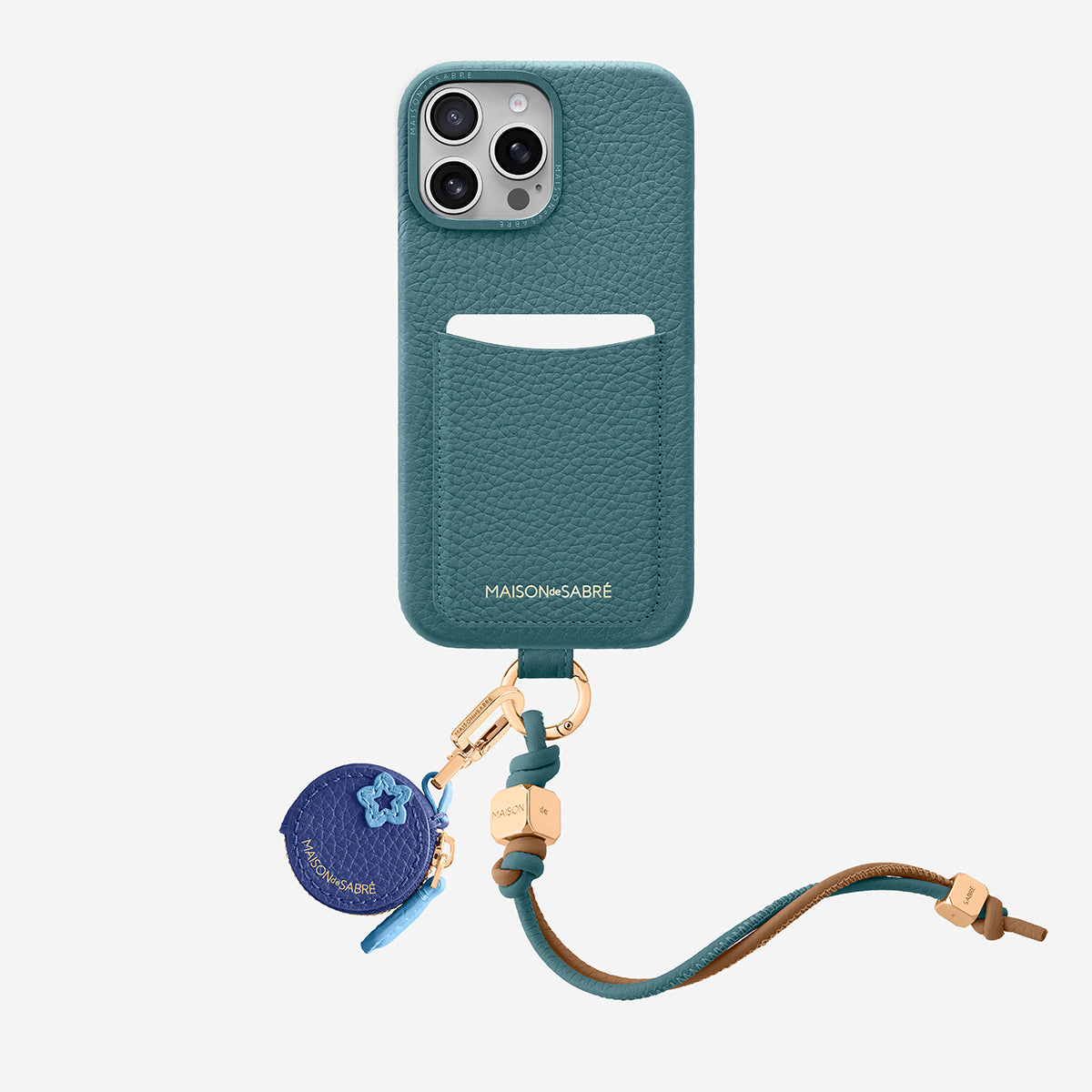 The Wristlet Phone Case iPhone 16 Pro - Bondi Blue