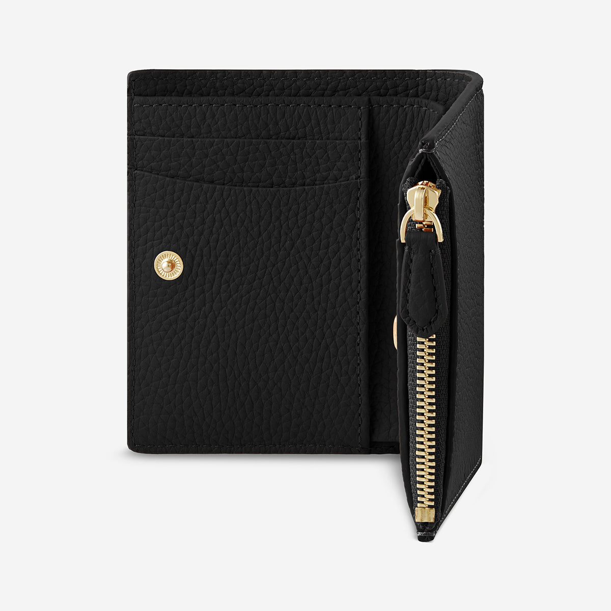 The Bifold Wallet - Black Caviar