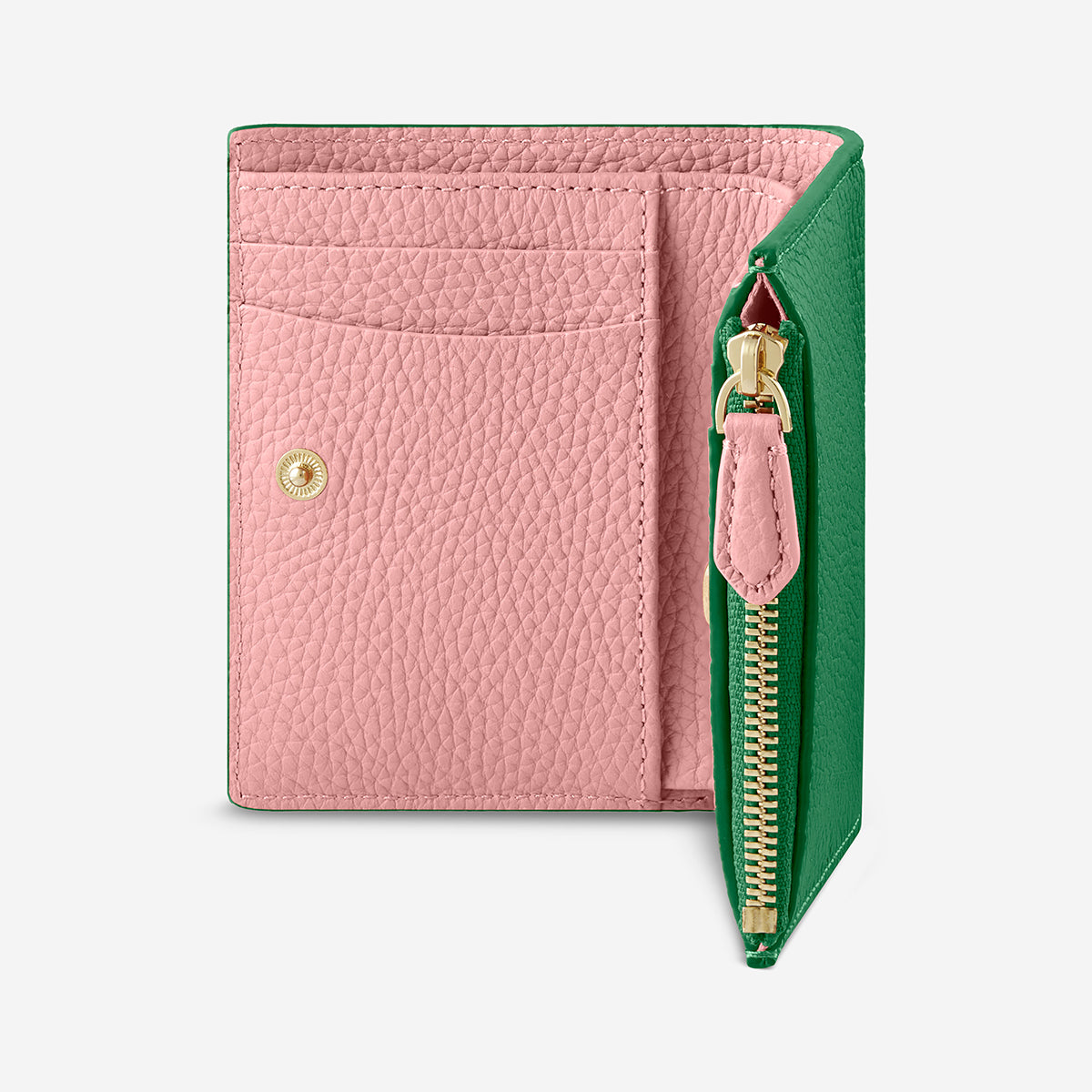 The Bifold Wallet - Emerald Lily