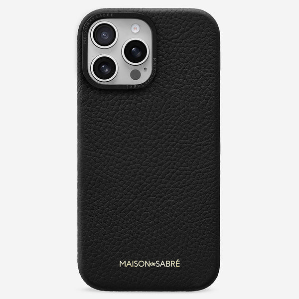 iPhone 16 Pro Max Case - Black Caviar – MAISON de SABRÉ