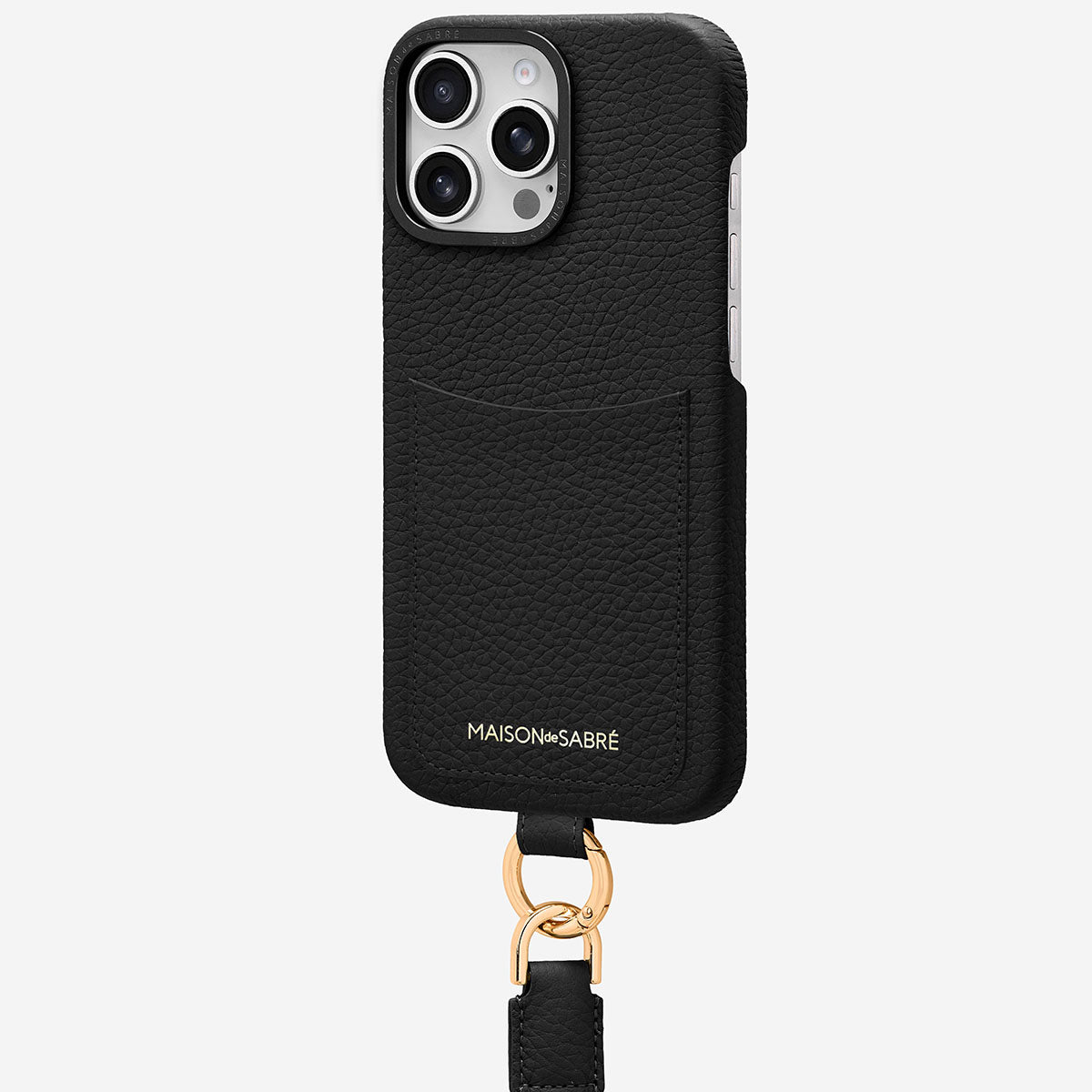 The Sling Phone Case iPhone 16 Pro Max - Black Caviar