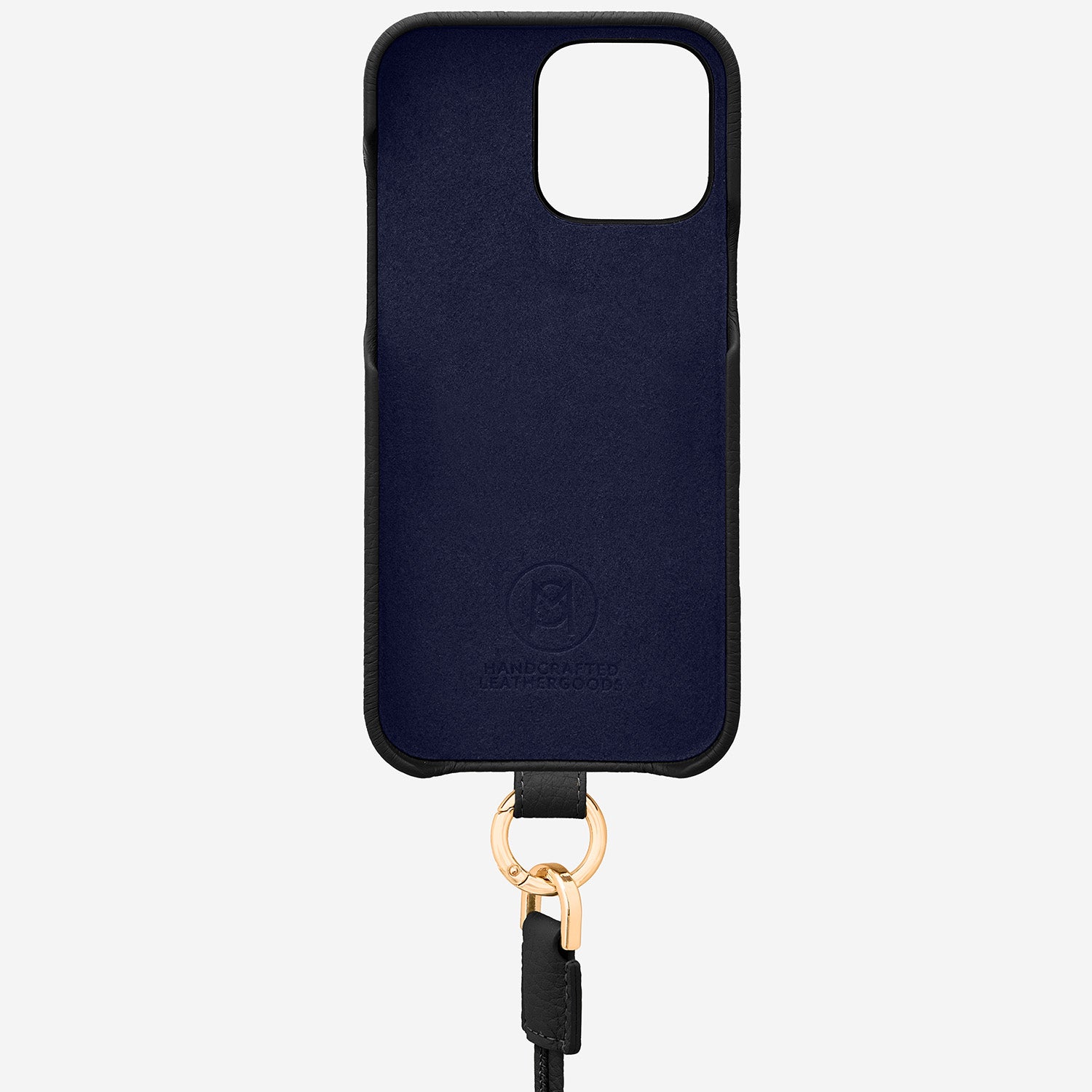 Sling Phone Case iPhone 16 Pro Max in Black Caviar – MAISON de SABRÉ