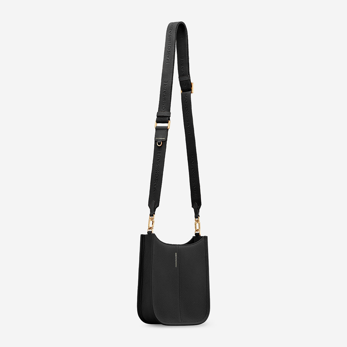 The Mini Saddle Bag - Black Caviar