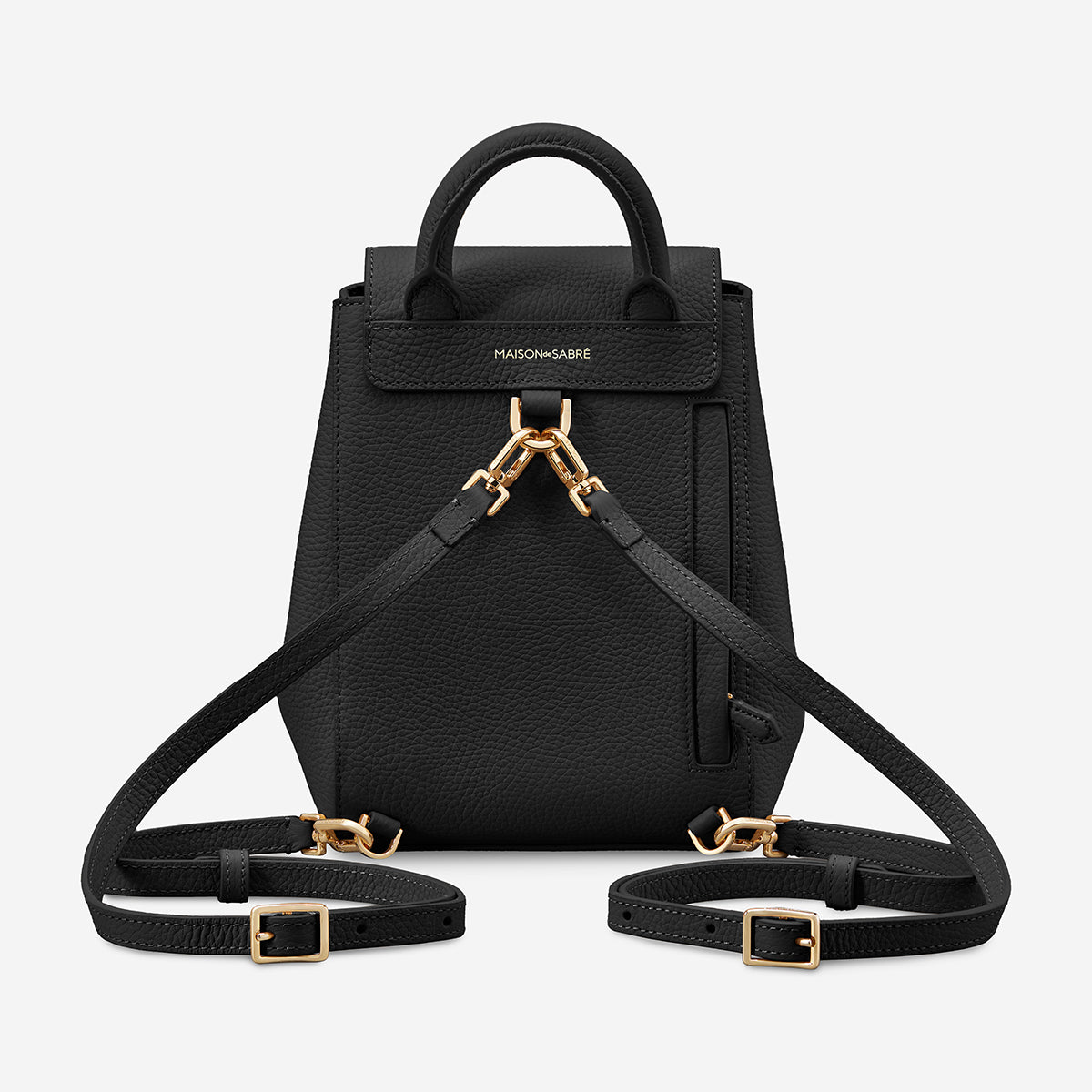 The Mini Soft Backpack - Black Caviar