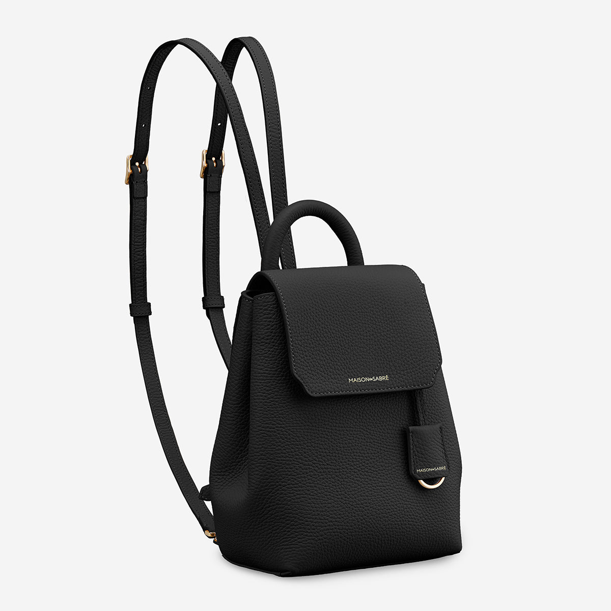 The Mini Soft Backpack - Black Caviar