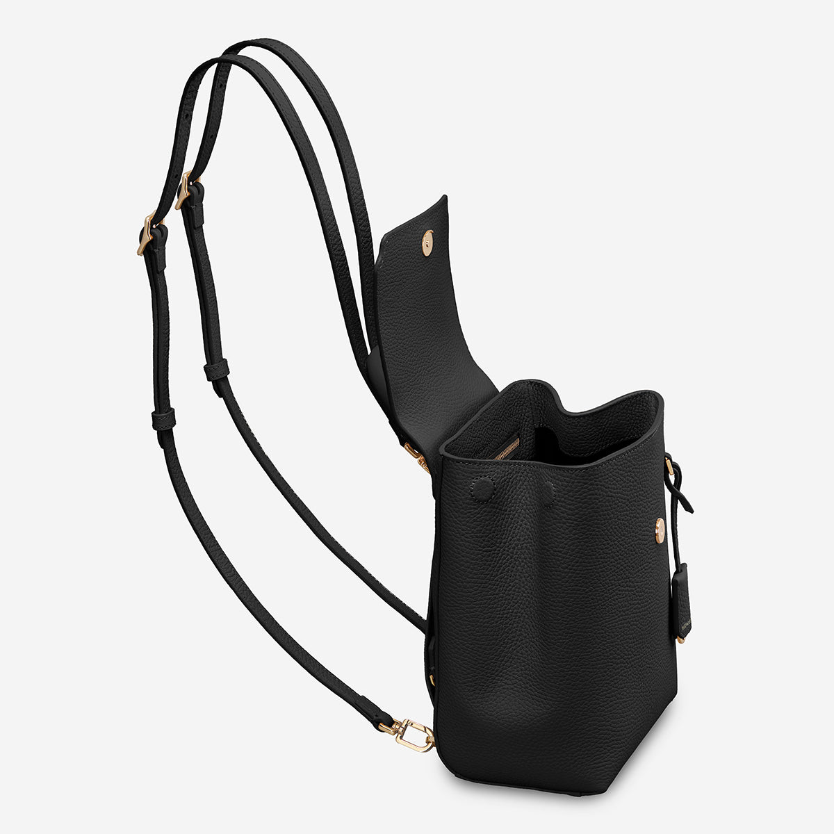 The Mini Soft Backpack - Black Caviar