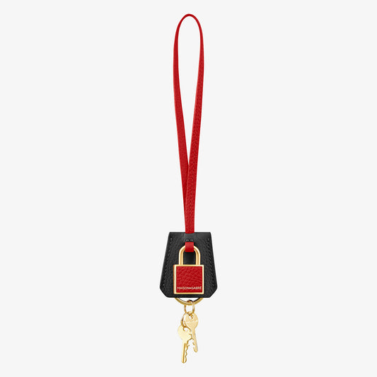 The SABREMOJI™ Padlock Charm - Rouge Noir