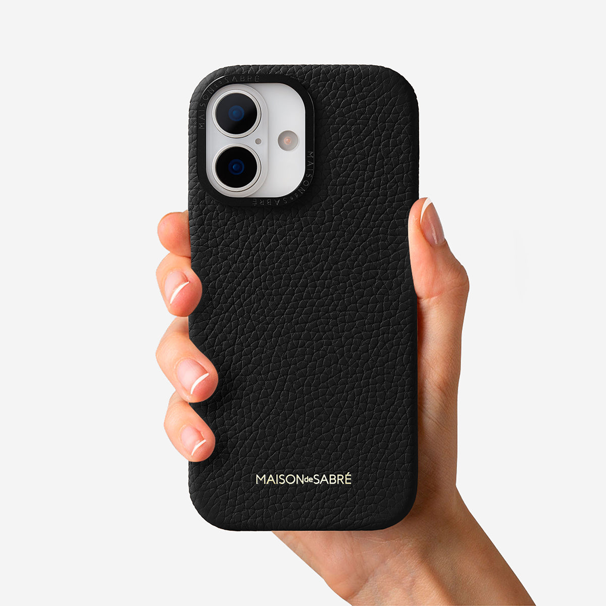 iPhone 17 Case in Black Caviar | MAISON de SABRÉ