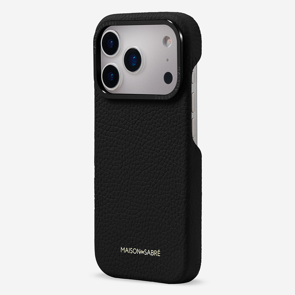 iPhone 17 Pro Max Case in Black Caviar | MAISON de SABRÉ
