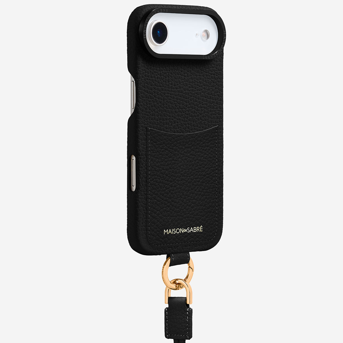 The Sling Phone Case iPhone 17 Air - Black Caviar – MAISON de SABRÉ