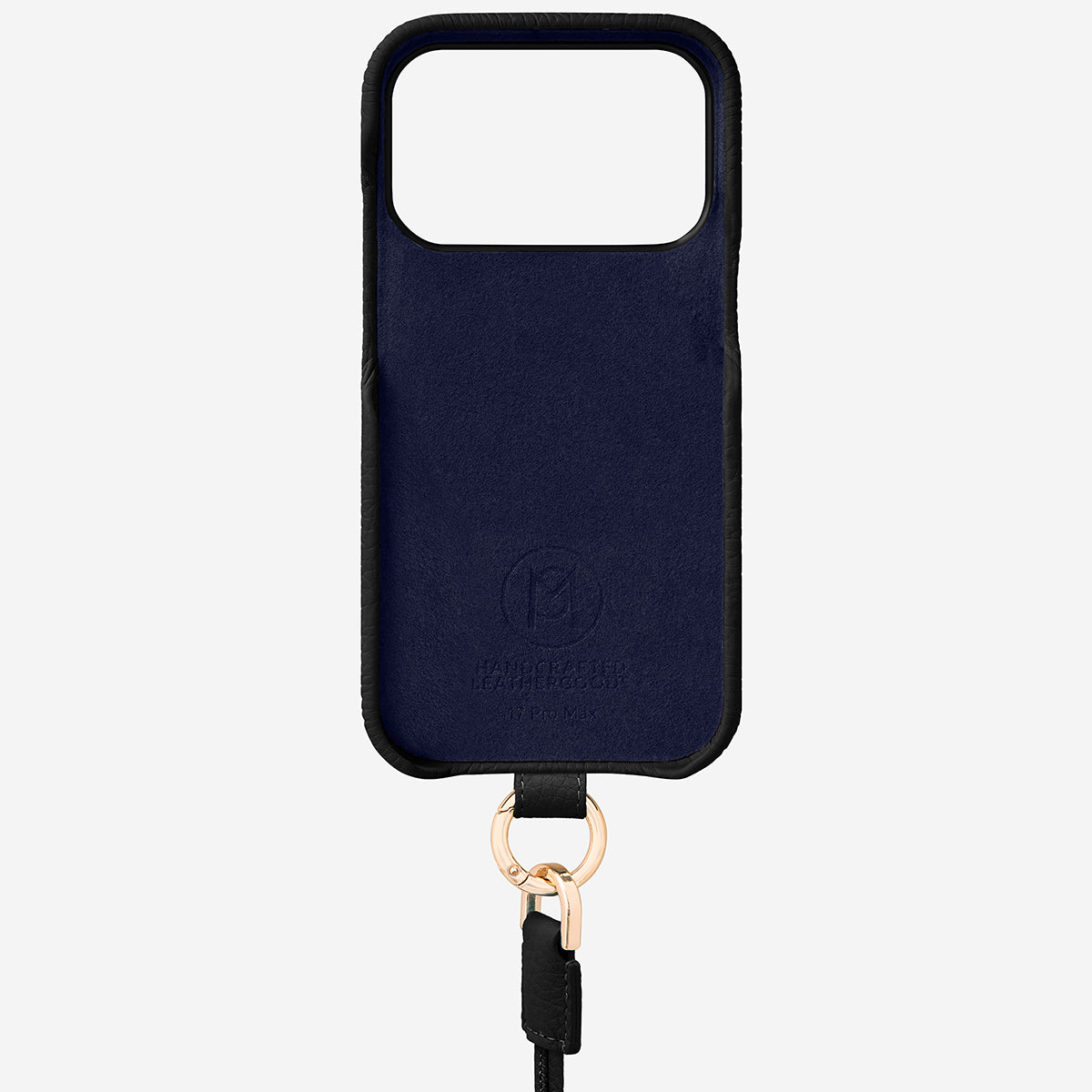 Sling Phone Case iPhone 17 Pro Max in Black Caviar – MAISON de SABRÉ