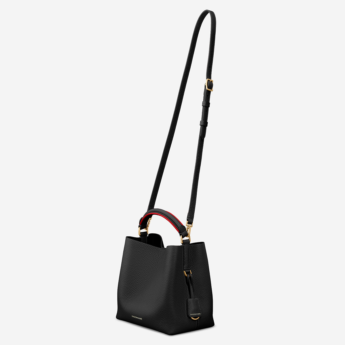 The Mini Bucket Bag - Rouge Noir