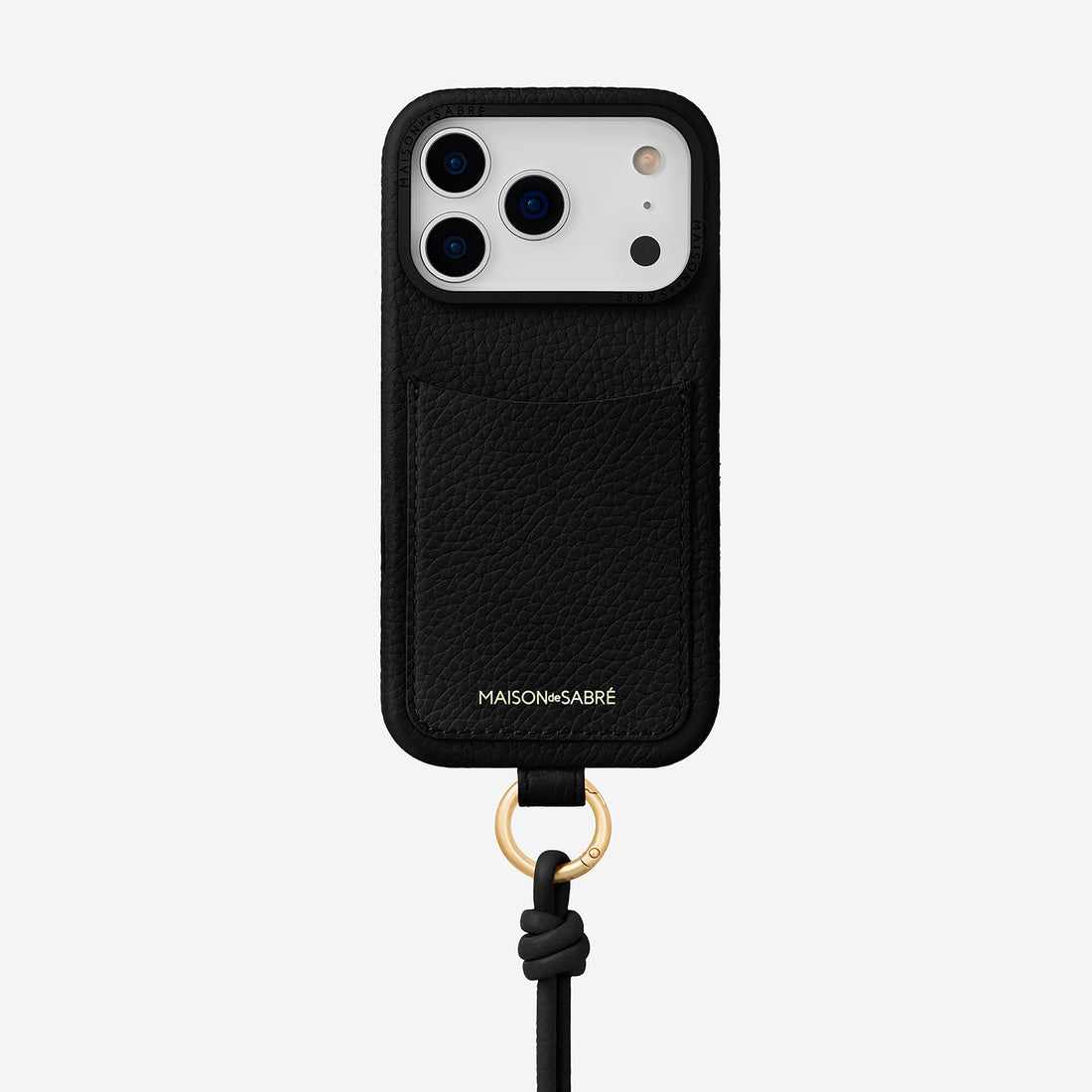 The Sling Phone Case iPhone 18 Pro - Black Caviar