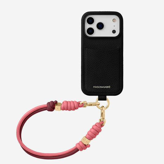 The Twist Phone Case iPhone 18 Pro - Black Candy