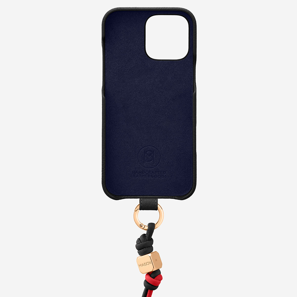 The Wristlet Phone Case iPhone 16 Pro - Black Caviar