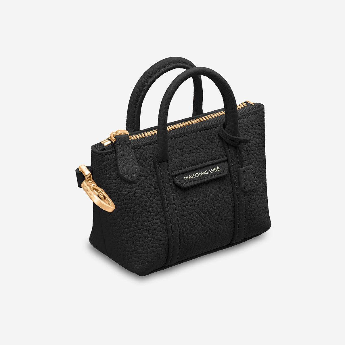 The SABRÉMOJI™ Weekender Charm - Black Caviar