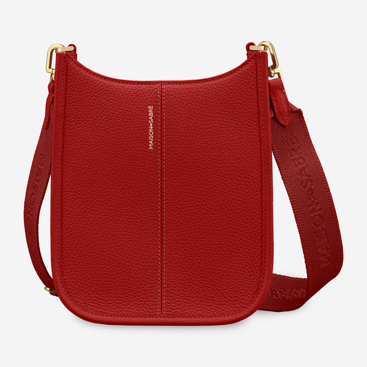 The Mini Saddle Bag - Brick Red