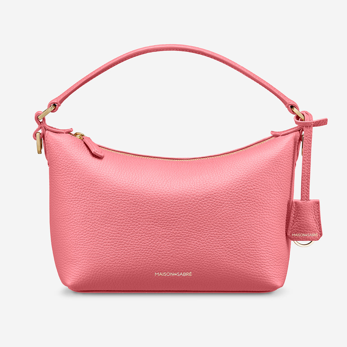 Small Soft Hobo in Candy Pink | MAISON de SABRÉ