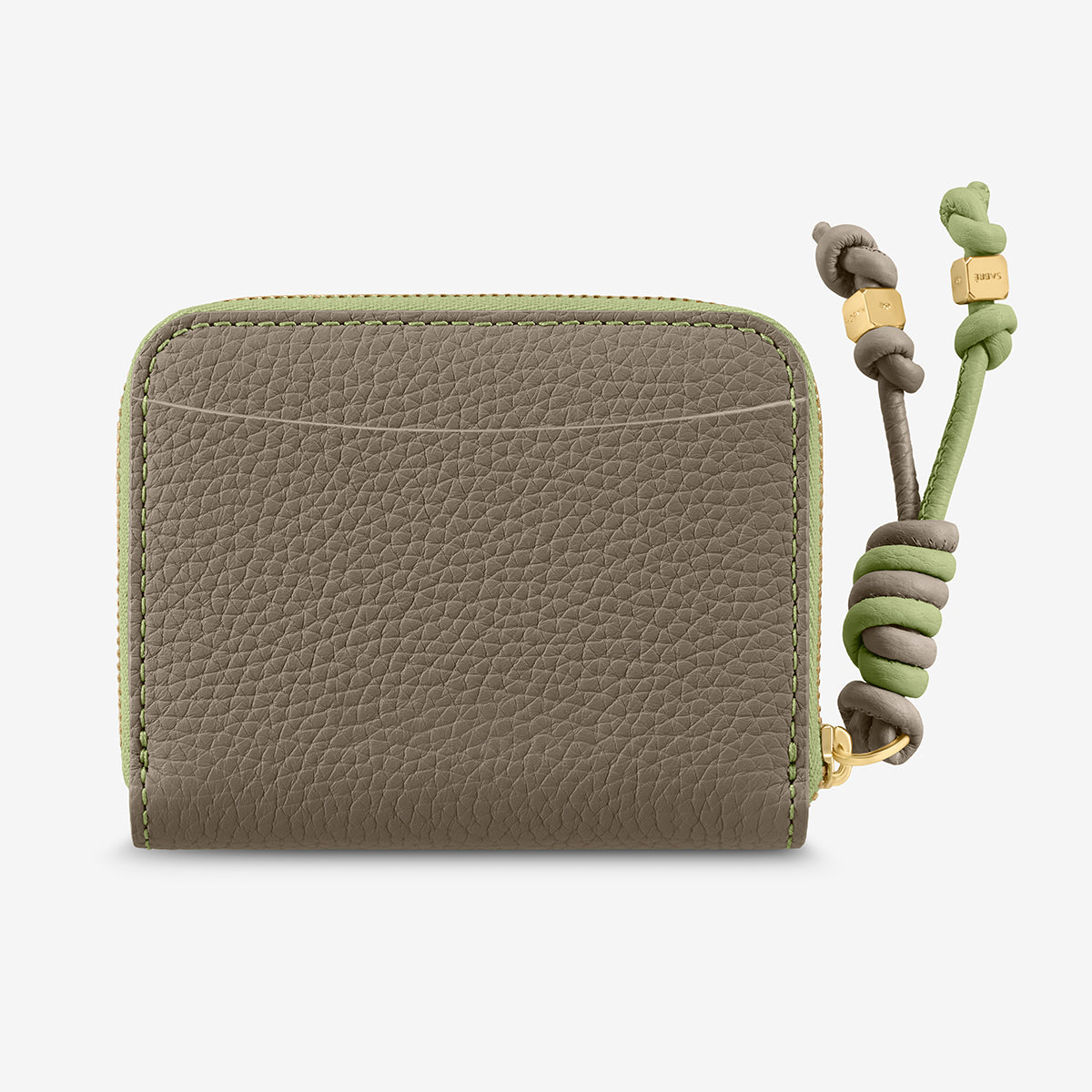 Zipped Wallet - Cashmere Matcha